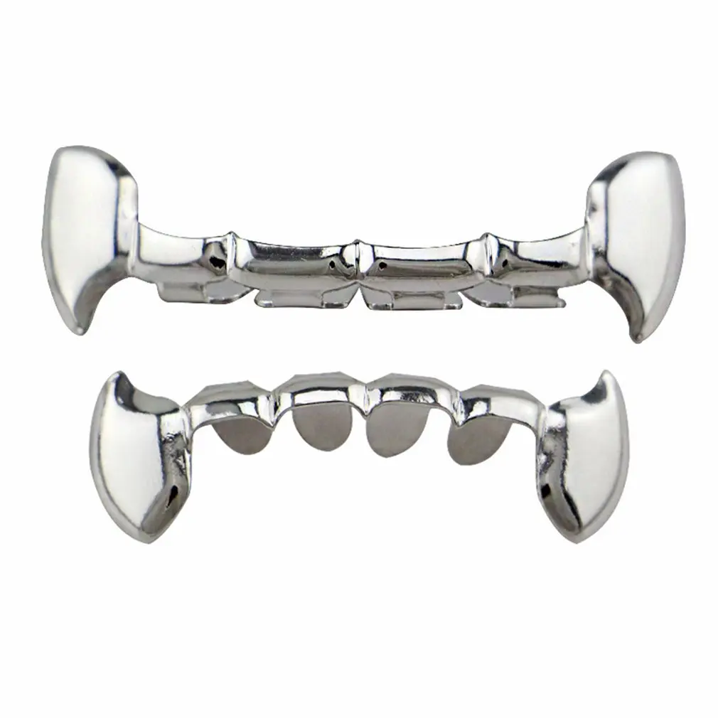 Personality Fangs Gold Braces Tiger Teeth Braces Teech Grillz Braces Environmental Protection Copper
Personality Fangs Gold Braces Tiger Teeth Braces Teech Grillz Braces Environmental Protection Copper