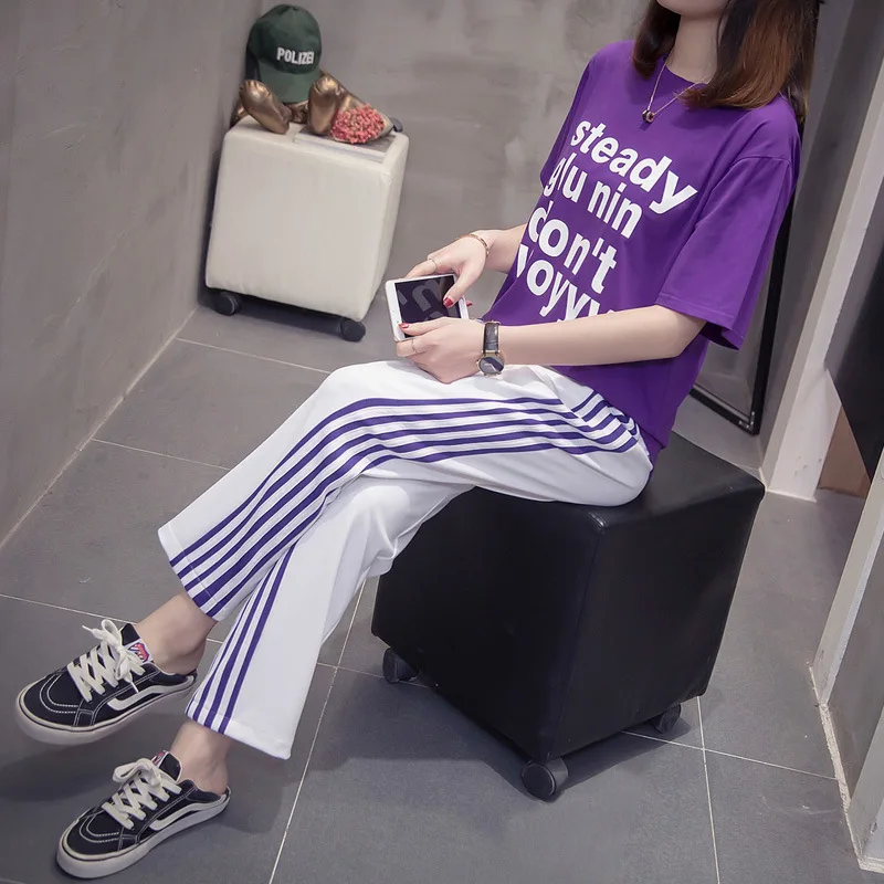 Fat Mm Large Size Dress 2019 Spring Large Size Set Large GIRL'S Fashion T-shirt Loose Pants Two-Piece Set Trend
Fat Mm Large Size Dress 2019 Spring Large Size Set Large GIRL'S Fashion T-shirt Loose Pants Two-Piece Set Trend