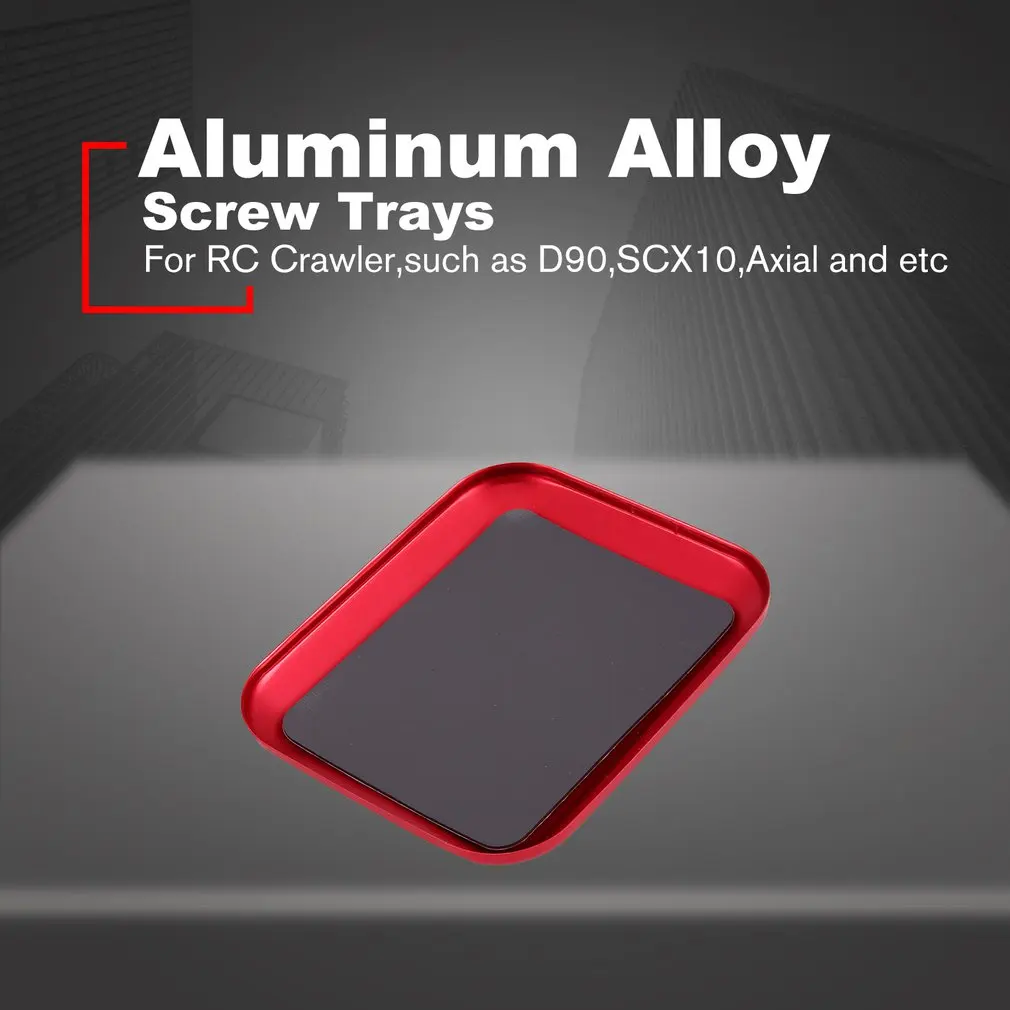 Multi-color Aluminum Alloy Screw Tray With Magnetic Storage Tray For RC Model Disk Model Crawler Tool Screw Plate
Multi-color Aluminum Alloy Screw Tray With Magnetic Storage Tray For RC Model Disk Model Crawler Tool Screw Plate