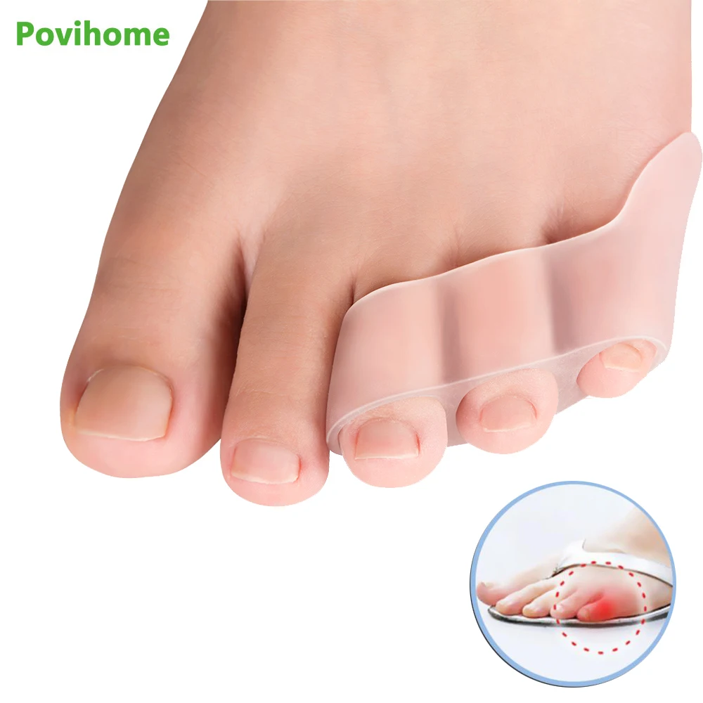 Foot Care 1/2/5Pairs Three-hole Little Toe Separator Transparent Bunion Pain Relief Toe Straightener Protector
Foot Care 1/2/5Pairs Three-hole Little Toe Separator Transparent Bunion Pain Relief Toe Straightener Protector