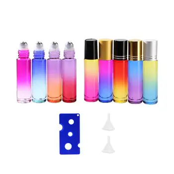 9Pcs Roller-Ball Bottles Colorful Subpackaging Glass Gradient Roller Bottles Random Color With 1Pc Bottle Opener And 2Pcs Funnel
9Pcs Roller-Ball Bottles Colorful Subpackaging Glass Gradient Roller Bottles Random Color With 1Pc Bottle Opener And 2Pcs Funnel