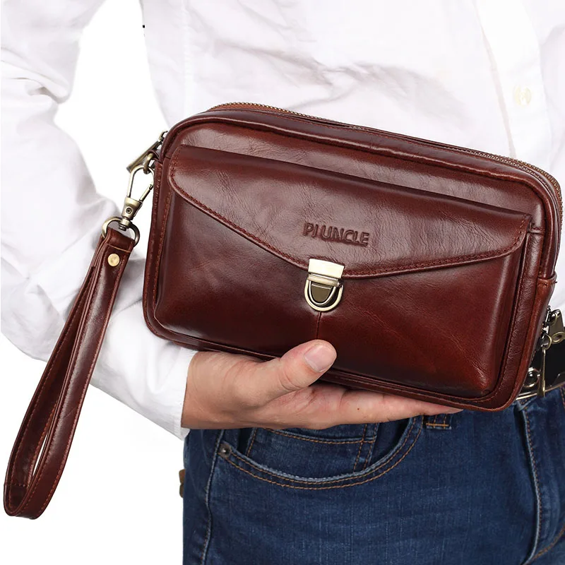 Wallet Men Clutch Wrist Money Bags Wallet High Quality Cowhide for Men and Purse Outdoor Coin Card Poucht Holder B
Wallet Men Clutch Wrist Money Bags Wallet High Quality Cowhide for Men and Purse Outdoor Coin Card Poucht Holder B