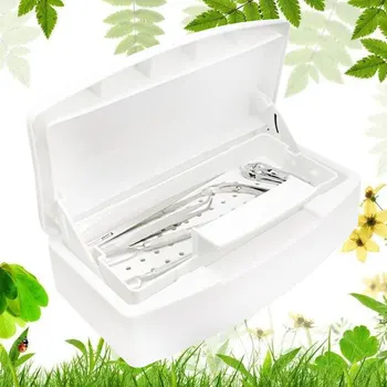 New Sterilizer Tray Box Sterilizing Clean Nail Art Box Salon Manicure Implement Tool (White)
New Sterilizer Tray Box Sterilizing Clean Nail Art Box Salon Manicure Implement Tool (White)