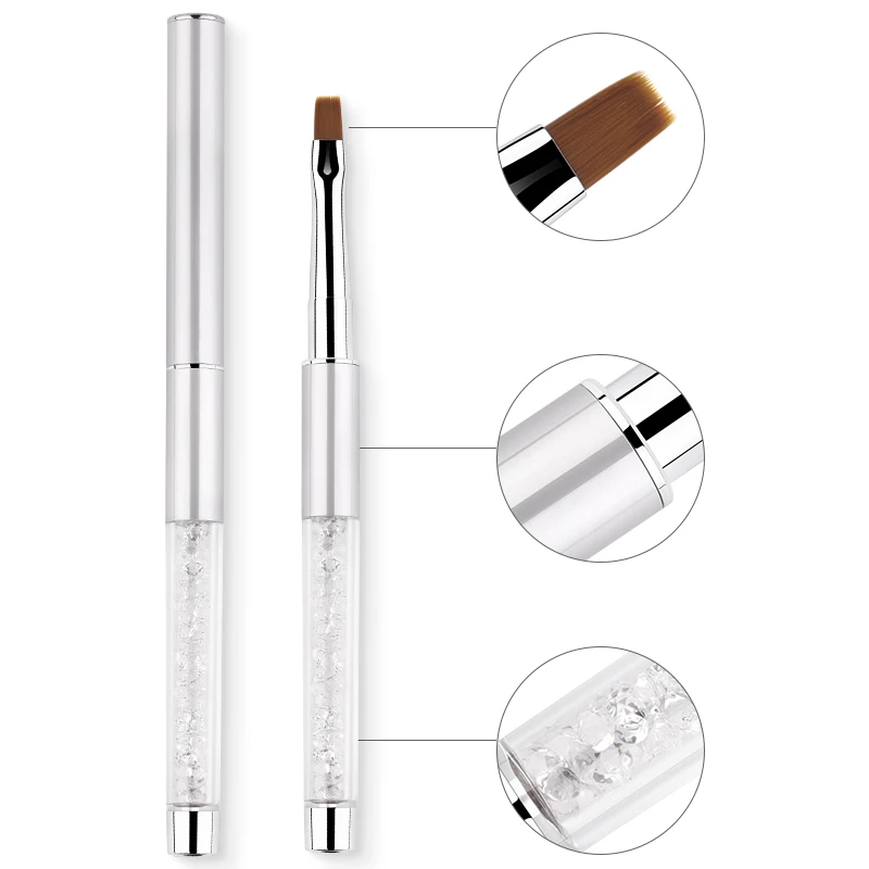 New Pattern Art Nails Brush Pen Rhinestone Diamond Metal Acrylic Handle Carving Powder Gel Liquid Salon Liner Nails Brushes With
New Pattern Art Nails Brush Pen Rhinestone Diamond Metal Acrylic Handle Carving Powder Gel Liquid Salon Liner Nails Brushes With
