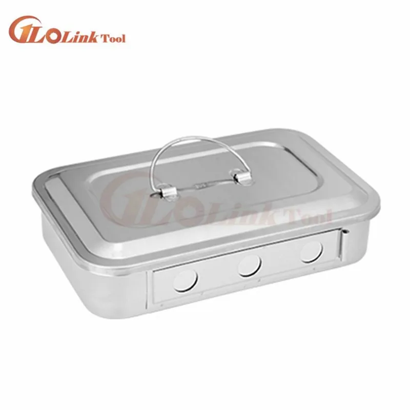 304 Durable Medical Anti High Temperature Pressure Disinfection Box Medical Storage Cassette Cover Dish Sterilizer Box Tool Part
304 Durable Medical Anti High Temperature Pressure Disinfection Box Medical Storage Cassette Cover Dish Sterilizer Box Tool Part