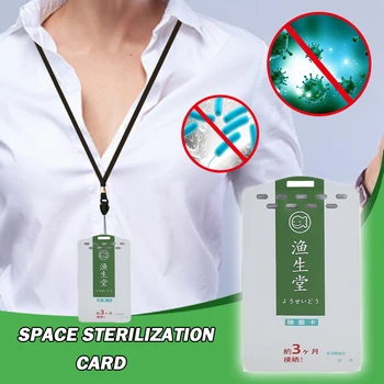 1Pc Shut Out Space Air Sterilization Card Disinfection Sterilization Lanyard Protection Card Deodorant Sterilize Card 2020
1Pc Shut Out Space Air Sterilization Card Disinfection Sterilization Lanyard Protection Card Deodorant Sterilize Card 2020