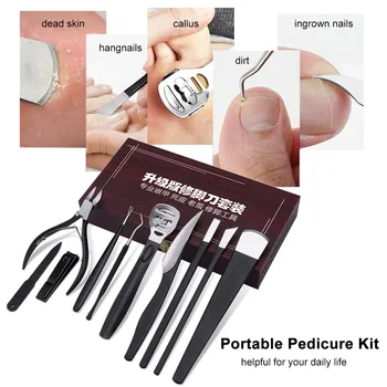 Portable Pedicure Kit Foot Files Set Tools Exfoliating Removing Dead Skin Foot Skin Care Tool Set Salon Pedicure Kit Washable
Portable Pedicure Kit Foot Files Set Tools Exfoliating Removing Dead Skin Foot Skin Care Tool Set Salon Pedicure Kit Washable