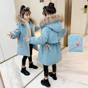 Teens Girls Winter Fur Hooded Coats Children Girl's Long Parkas Cotton Hooded Jacket Girl Long Warm Outfit 4 6 8 9 10 12 Years
Teens Girls Winter Fur Hooded Coats Children Girl's Long Parkas Cotton Hooded Jacket Girl Long Warm Outfit 4 6 8 9 10 12 Years