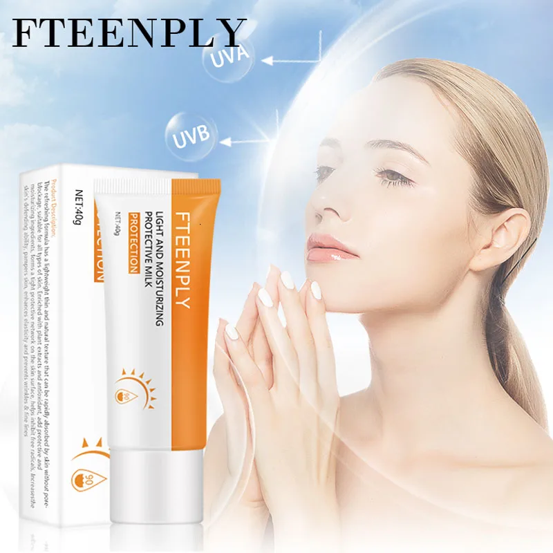 FTEENPLY Light And Moisturizing Protective Face Body Sunscreen Cream Concealer Refreshing Waterproof Sun Cream SPF 90 Skin Care
FTEENPLY Light And Moisturizing Protective Face Body Sunscreen Cream Concealer Refreshing Waterproof Sun Cream SPF 90 Skin Care