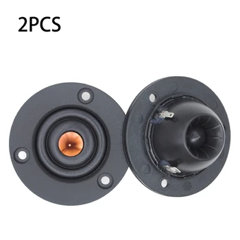 

2020 New AIYIMA 2pcs 2inch 6 Ohm 30W Silk treble film Tweeter Speaker Unit Car Speaker Professional Hifi horn loudSpeaker