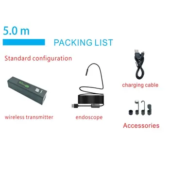 LESHP 1200P HD Wireless USB Endoscope Mini Camera Waterproof Portable 8mm Lens Phone Borescope For IOS Android PC 2/3.5/5/7/10m
LESHP 1200P HD Wireless USB Endoscope Mini Camera Waterproof Portable 8mm Lens Phone Borescope For IOS Android PC 2/3.5/5/7/10m