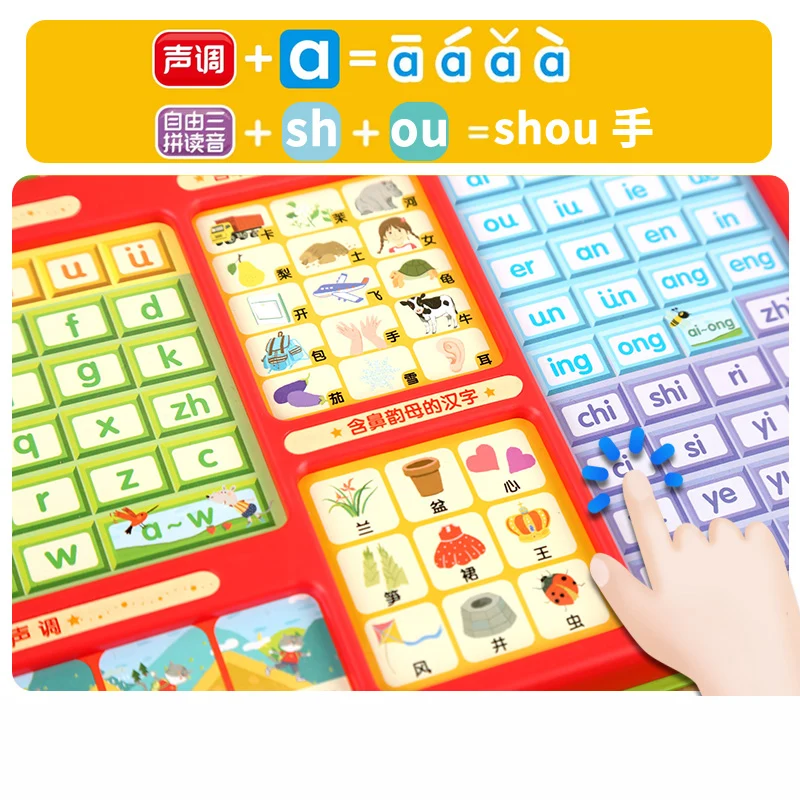 2020 new Pinyin spelling training learning enlightenment quiz game book baby kids child point reading audio books
2020 new Pinyin spelling training learning enlightenment quiz game book baby kids child point reading audio books
