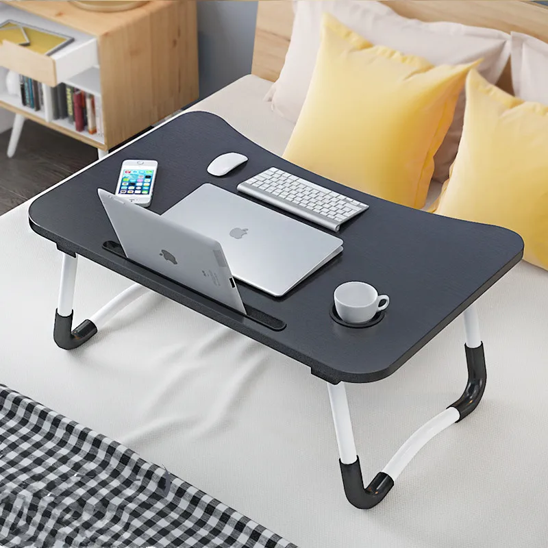 

Laptop Table Household Lazy Foldable Small Table Students Dormitory Learning Useful Product Bed Desk