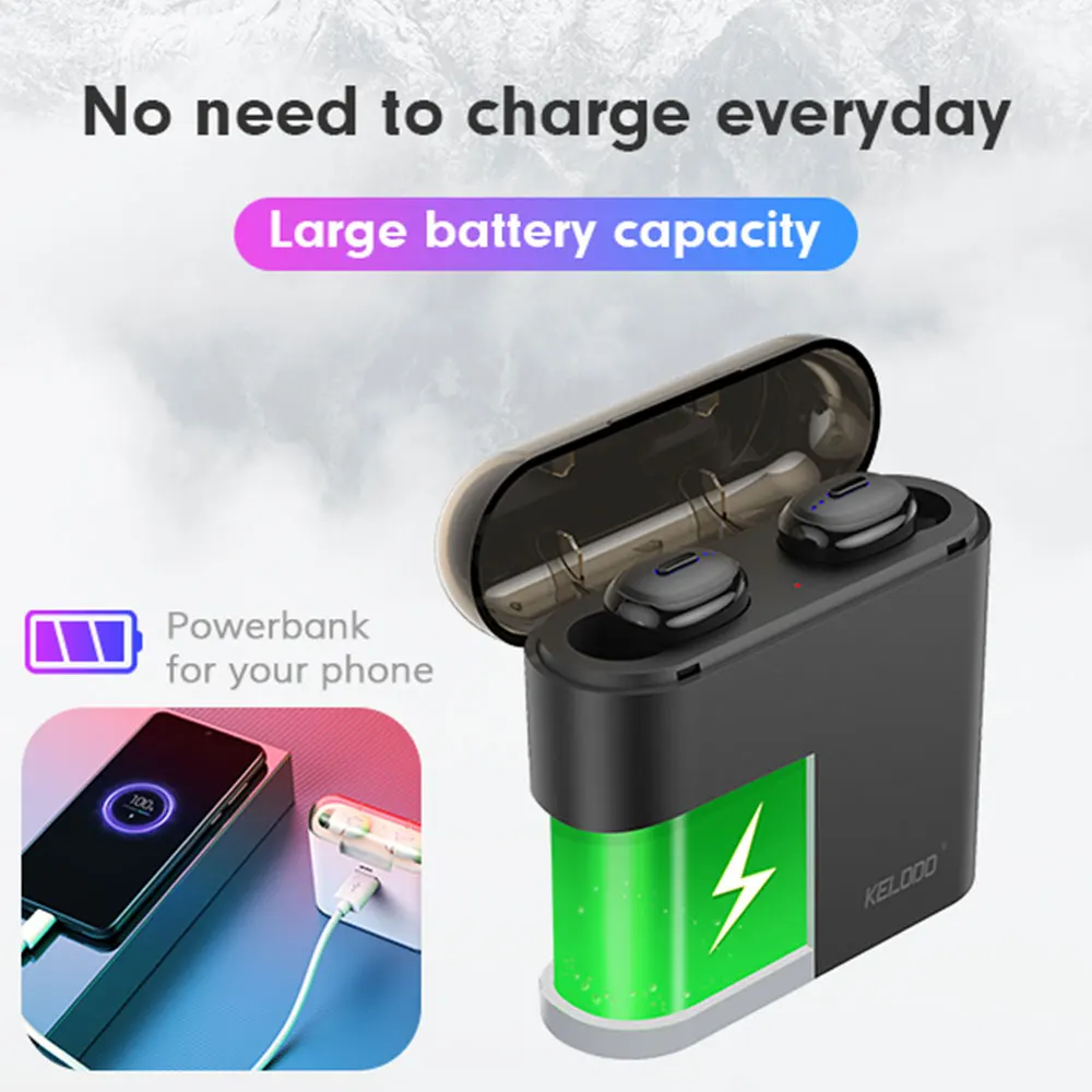 2200mah/4000mah COLORFUL Mini Wireless Bluetooth Headphone TWS Voice Message Bass LED Power Digital Display Walking Charging Box
2200mah/4000mah COLORFUL Mini Wireless Bluetooth Headphone TWS Voice Message Bass LED Power Digital Display Walking Charging Box