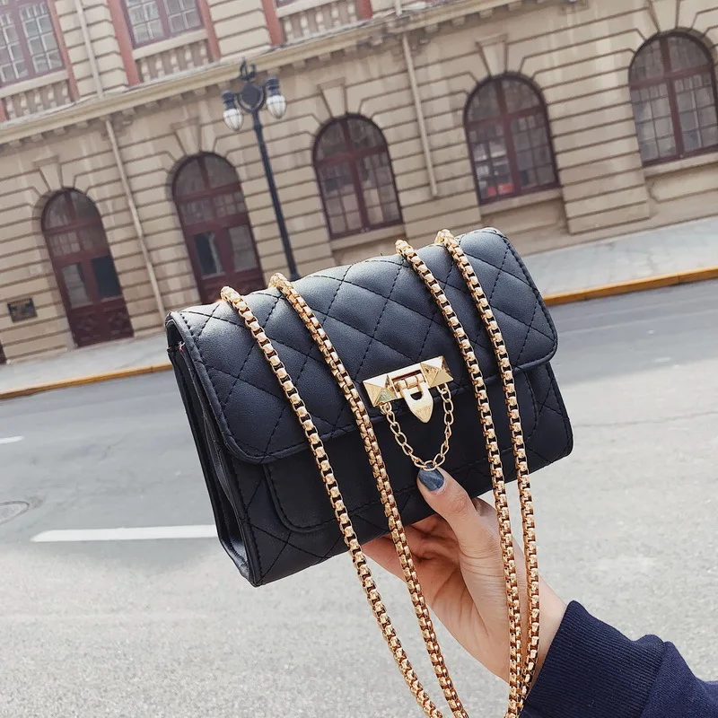 Bag Women's 2019 New Style Korean-style Textured INS Crossbody Bag Rhombus Chain Square Sling Bag a Generation of Fat
Bag Women's 2019 New Style Korean-style Textured INS Crossbody Bag Rhombus Chain Square Sling Bag a Generation of Fat