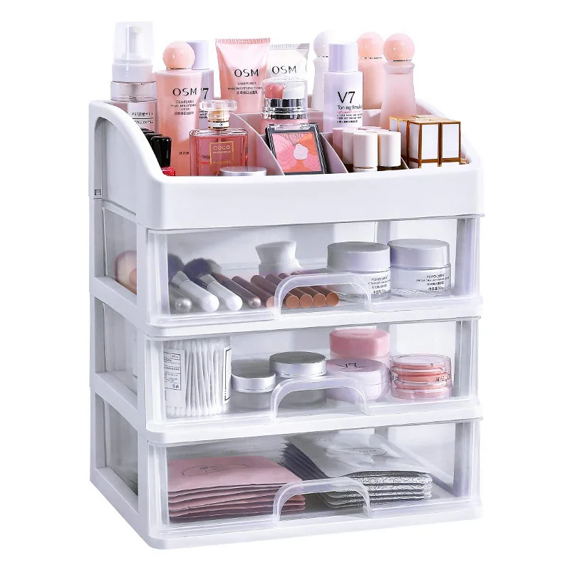 Plastic Makeup Organizer Box 3layers Large Make Up Storage Drawer Nail Polish Stationery Containers for Cosmetics Desk Organizer
Plastic Makeup Organizer Box 3layers Large Make Up Storage Drawer Nail Polish Stationery Containers for Cosmetics Desk Organizer