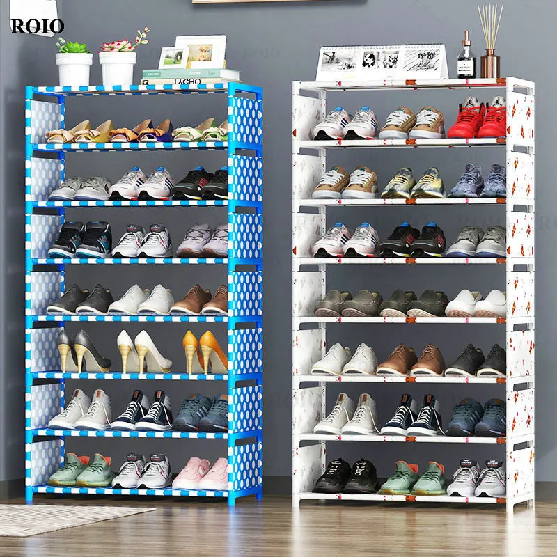 

Multi-layer Simple Shoe Rack Entryway Space-saving Shoe Organizer Easy to Install Shoes Shelf Home Dorm Furniture Shoe Cabinet