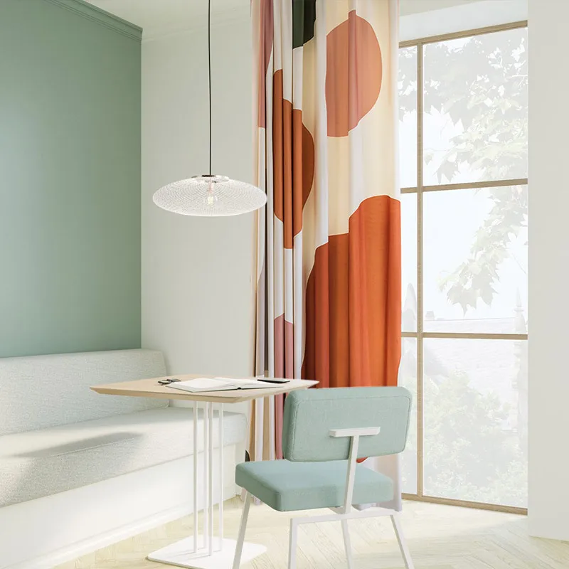 Modern Nordic Minimalist Curtain Style for Bedroom Floor-to-ceiling Window Shading Sunscreen Curtain Cloth
Modern Nordic Minimalist Curtain Style for Bedroom Floor-to-ceiling Window Shading Sunscreen Curtain Cloth