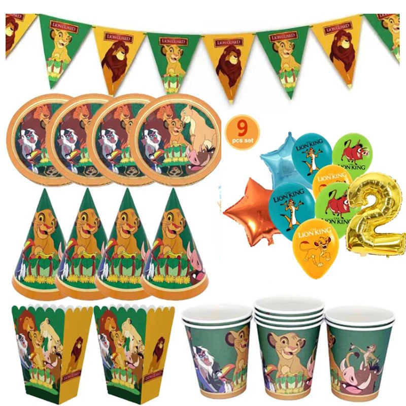 Товары для дня рождения с Львом украшение вечеринки в джунглях воздушный шар