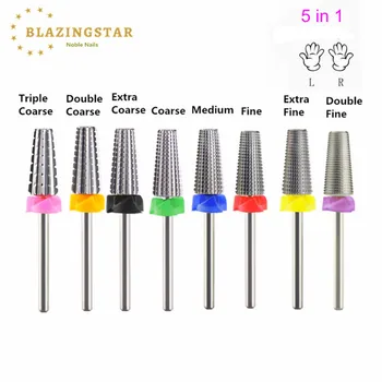 7.00mm 5 in 1 (Fastest Remove Acrylics or Gels) short Shank two-Way Carbide Bit Drill Accessories Milling Cutter For Manicure
7.00mm 5 in 1 (Fastest Remove Acrylics or Gels) short Shank two-Way Carbide Bit Drill Accessories Milling Cutter For Manicure