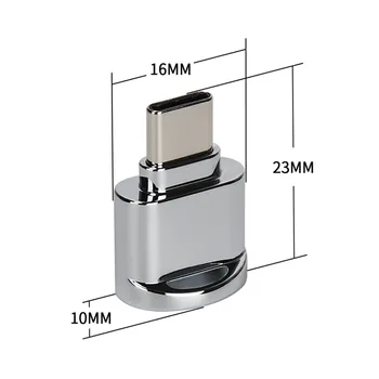 USB Type C USB C to Micro SD SDXC TF Card Reader Adapter for Macbook & huawei xiaomi Cell Phone
USB Type C USB C to Micro SD SDXC TF Card Reader Adapter for Macbook & huawei xiaomi Cell Phone