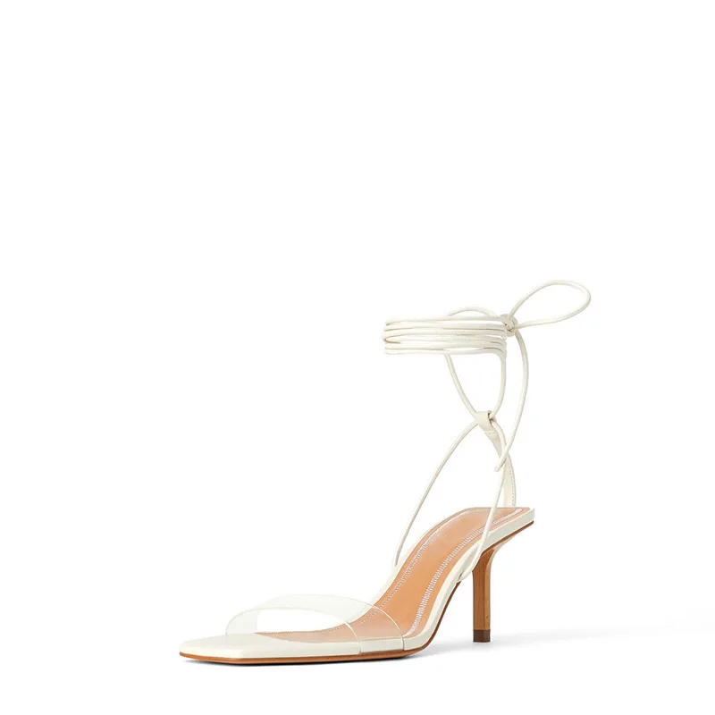 Za Celebrity Style High-heeled Sandals Women's 2020 Summer New Style Wood Thin Heeled Lace-up Transparent A- line with WOMEN'S S
Za Celebrity Style High-heeled Sandals Women's 2020 Summer New Style Wood Thin Heeled Lace-up Transparent A- line with WOMEN'S S