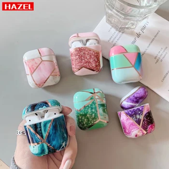 Golden rim Marble Pattern Earphone Case For Airpods 1 2 IMD soft Case Cover Charging Box Shell For AirPods 1 2 Protective Cover 
Golden rim Marble Pattern Earphone Case For Airpods 1 2 IMD soft Case Cover Charging Box Shell For AirPods 1 2 Protective Cover