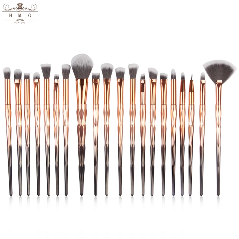 HMG 20pcs Dimond Makeup Brushs Set Eyeshadow Foundation Comestic Professional Powder Brushes Kit Beauty Make Up Tool maquiagem
HMG 20pcs Dimond Makeup Brushs Set Eyeshadow Foundation Comestic Professional Powder Brushes Kit Beauty Make Up Tool maquiagem