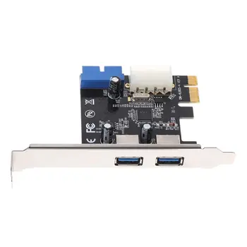 USB3.0 x2 PCI-E Expansion Card External 19pin PCIe Card 4pin IDE Power Connector H4GA
USB3.0 x2 PCI-E Expansion Card External 19pin PCIe Card 4pin IDE Power Connector H4GA