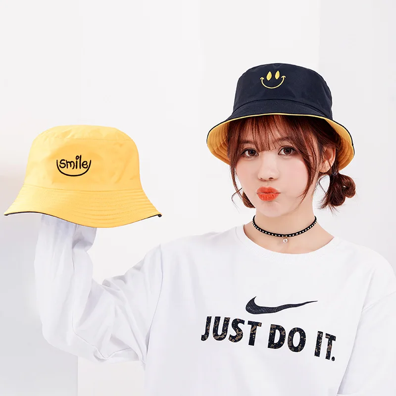CHIC Literature And Art GIRL'S Bucket Hat Female Summer MEN'S Yellow Double-Sided Popular Brand Korean-style Hip Hop Versatile C
CHIC Literature And Art GIRL'S Bucket Hat Female Summer MEN'S Yellow Double-Sided Popular Brand Korean-style Hip Hop Versatile C