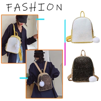 Classic Texture Casual Pompom Girls School Bag Backpack Delicate Creative Design Women Sequins Canvas Travel Book Bagpack
Classic Texture Casual Pompom Girls School Bag Backpack Delicate Creative Design Women Sequins Canvas Travel Book Bagpack