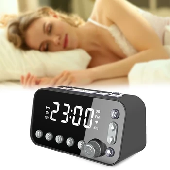 New LED Clock with Dual USB DAB/FM Radio Large Screen Dual Alarm Clock Setting Retro Home Small Appliances Desktop Decorations
New LED Clock with Dual USB DAB/FM Radio Large Screen Dual Alarm Clock Setting Retro Home Small Appliances Desktop Decorations
