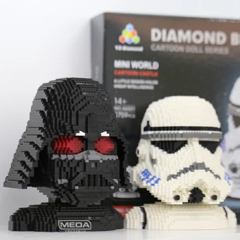 Black Warrior Head 3D Model Building Toys Space War Samurai Brick Blocks Mini Diamond Particles Toys Decoration 
Black Warrior Head 3D Model Building Toys Space War Samurai Brick Blocks Mini Diamond Particles Toys Decoration