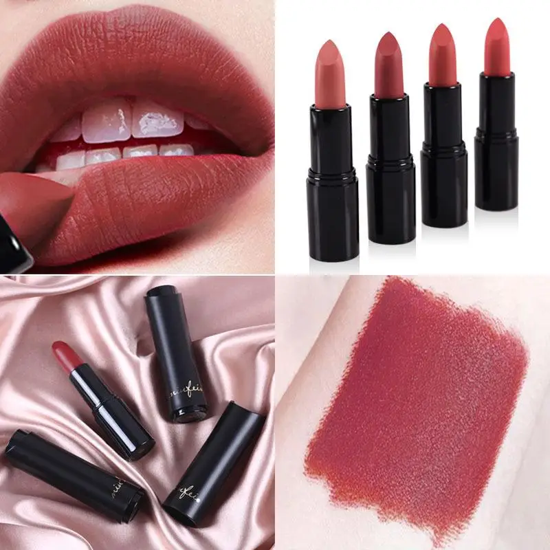 Nude Lipstick Sexy Matte Lipstick Makeup Silver 10 Color Nude Long Lasting Pigment Waterproof Nutritious Velvet Lips Stick KH1
Nude Lipstick Sexy Matte Lipstick Makeup Silver 10 Color Nude Long Lasting Pigment Waterproof Nutritious Velvet Lips Stick KH1