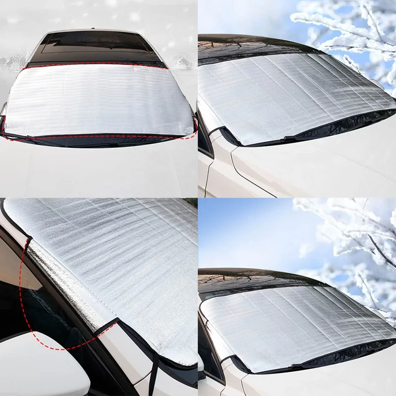 Universal Foldable Car Windshield Snow Ice Cover Sunshade Visor Front Reat Window Windscreen Protector Cover Auto Ourdoor Guard
Universal Foldable Car Windshield Snow Ice Cover Sunshade Visor Front Reat Window Windscreen Protector Cover Auto Ourdoor Guard