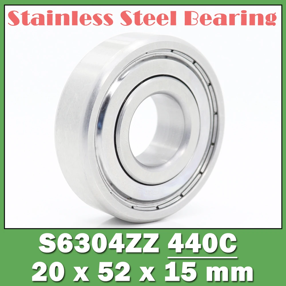 S6304ZZ Bearing 20*52*15 mm ( 2 PCS ) S6304 Z ZZ S 6304 440C Stainless Steel S6304Z Ball Bearings
S6304ZZ Bearing 20*52*15 mm ( 2 PCS ) S6304 Z ZZ S 6304 440C Stainless Steel S6304Z Ball Bearings