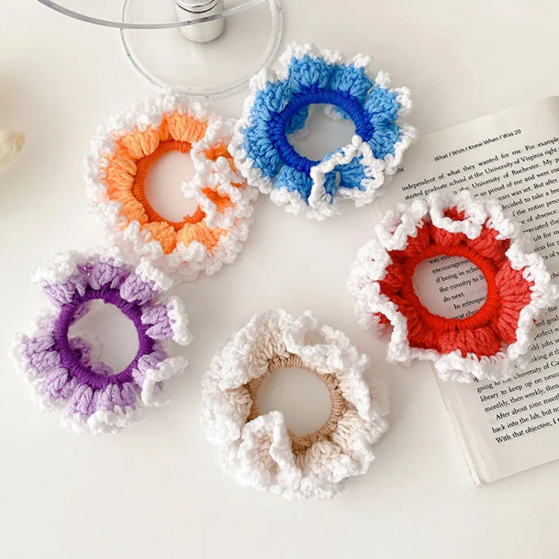 DISCICI Color Matching Wool Wave Large Hair Ring Ins Simple Hand-woven Hair Rope Head Rope Ball Hair Accessories Autumn OH2084
DISCICI Color Matching Wool Wave Large Hair Ring Ins Simple Hand-woven Hair Rope Head Rope Ball Hair Accessories Autumn OH2084