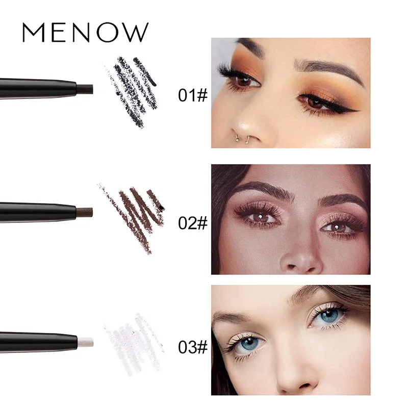 MENOW Auto-rotating Eye Shadow Pen Long-lasting Eye Liner Pencil Tattoo Cosmetics Liner Pen Eyeliner Pencil Waterproof Set Brown
MENOW Auto-rotating Eye Shadow Pen Long-lasting Eye Liner Pencil Tattoo Cosmetics Liner Pen Eyeliner Pencil Waterproof Set Brown