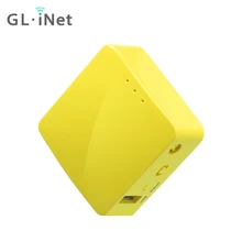 Glinet GL-MT300N-V2 mini viagem portátil roteador sem fio repetidor ponte repetid 300 mbps 128 mb ram openvpn cliente usb fácil configuração(China)