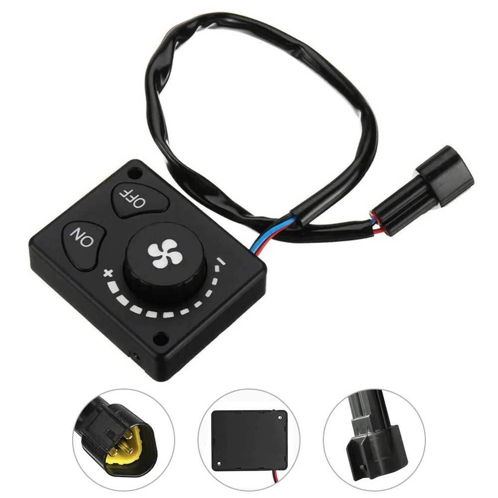 12V / 24V Control Switch Button Parking Heater Replacement Control Knob Air Diesel Black For Car Accessories
12V / 24V Control Switch Button Parking Heater Replacement Control Knob Air Diesel Black For Car Accessories