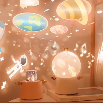 Starry Sky Projector Moon Night Light Music Box Angle LED Lamp Chargeable Rotate Universe Ocaen Colorful Flashing Star Kids Gift
Starry Sky Projector Moon Night Light Music Box Angle LED Lamp Chargeable Rotate Universe Ocaen Colorful Flashing Star Kids Gift