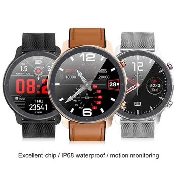 L11 Smart Watch Men Women ECG SmartWatch Heart Rate Monitor Full Round Touch Smart Watch IP68 Fitness Tracker Bracelet
L11 Smart Watch Men Women ECG SmartWatch Heart Rate Monitor Full Round Touch Smart Watch IP68 Fitness Tracker Bracelet