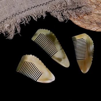 1PCS Natural Ox Horn Anti-Static Massage Hair Comb With Handle Hair Styling Tool for Salon Hairdressing Styling
1PCS Natural Ox Horn Anti-Static Massage Hair Comb With Handle Hair Styling Tool for Salon Hairdressing Styling