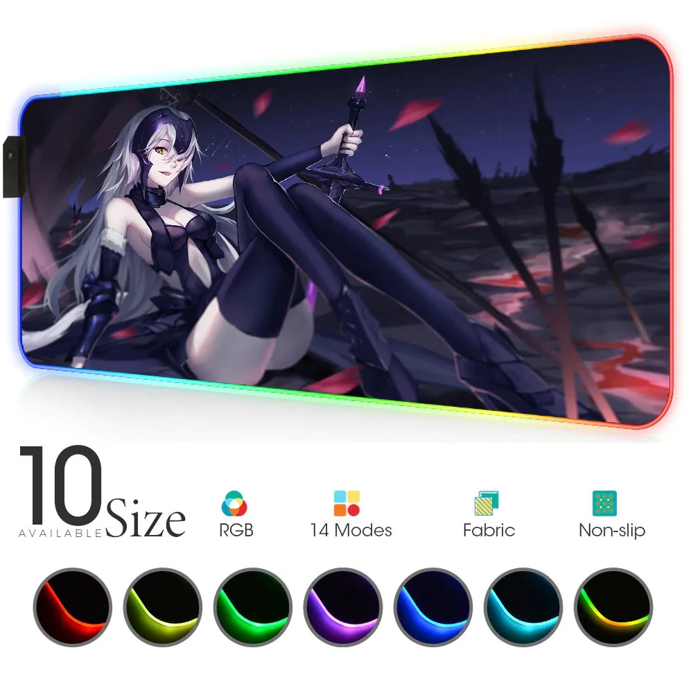 Joan Alter Rgb Mouse Pad Gloway Pads Led Play Mat with Backlight Desk Accessory Notbook Gamer Desk Table Protector Large Mat
Joan Alter Rgb Mouse Pad Gloway Pads Led Play Mat with Backlight Desk Accessory Notbook Gamer Desk Table Protector Large Mat