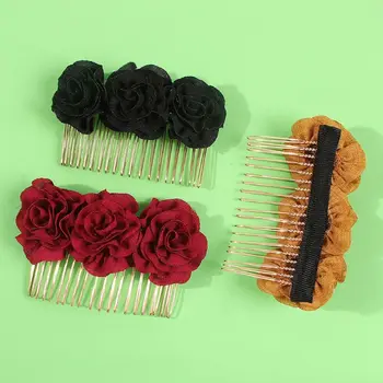 Women Bridal Artificial Rose Flower Comb Slide Hair Clip Wedding Alloy Hairpin
Women Bridal Artificial Rose Flower Comb Slide Hair Clip Wedding Alloy Hairpin