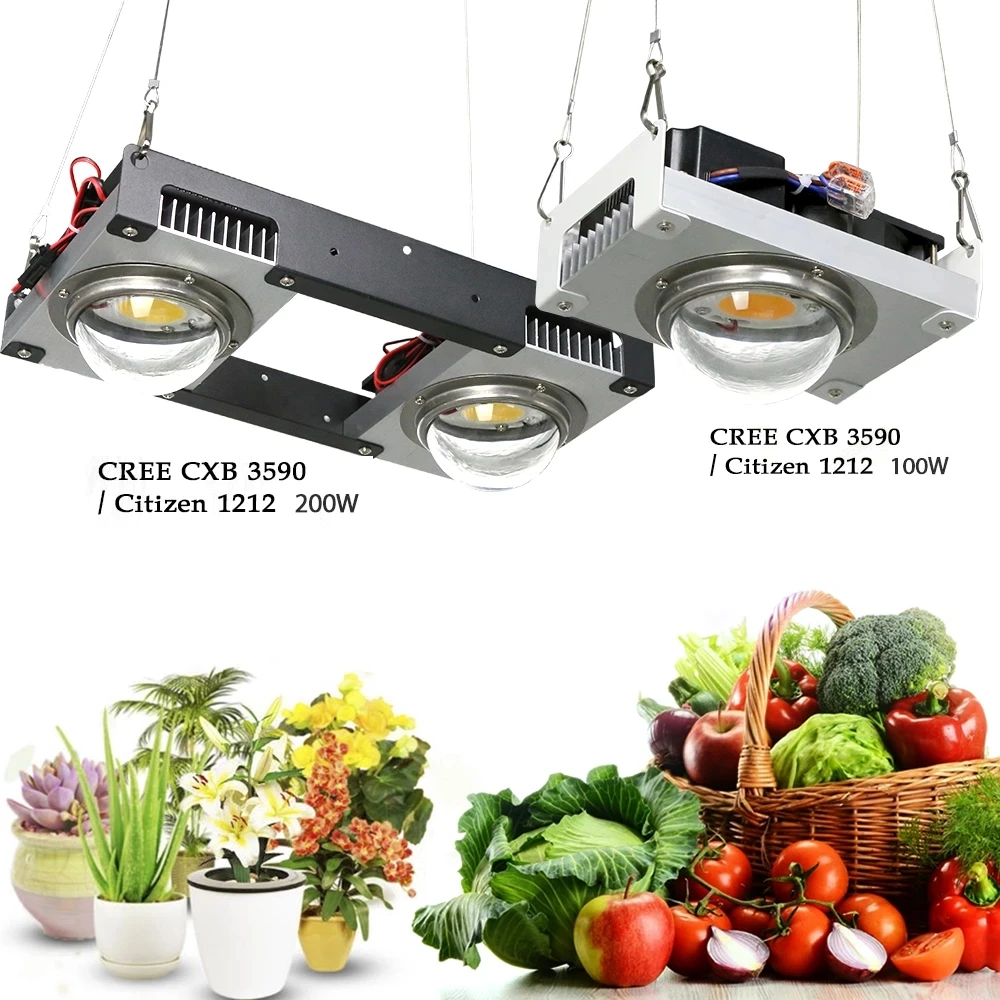 CXB3590 COB LED Grow Light Full Spectrum 100W 200W Citizen 1212 & CXB3070 DIY Plant Grow Lamp for Greenhouses Hydroponic Plant
CXB3590 COB LED Grow Light Full Spectrum 100W 200W Citizen 1212 & CXB3070 DIY Plant Grow Lamp for Greenhouses Hydroponic Plant