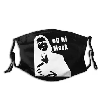 

OH Hi Mark The Room Tommy Wiseau Quote Filters Inside Mouth Mask Hipster Respirator Muffle Anti Haze Protection Mask