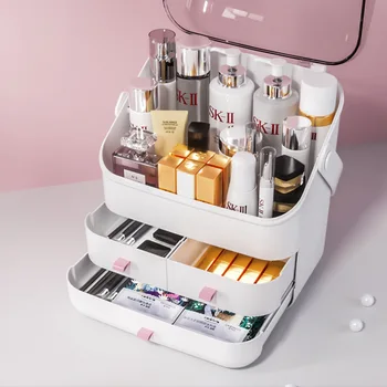 Multifunctional Transparent Makeup Vanity Box Portable Drawer Partition Storage Box Household Skin Care Product Storage Box
Multifunctional Transparent Makeup Vanity Box Portable Drawer Partition Storage Box Household Skin Care Product Storage Box