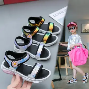 Girls sandals 2020 Summer Star Sequins princess Kids Sports Shoes Comfort Open Toe Flats Shoes Children Beach Sandals Pink
Girls sandals 2020 Summer Star Sequins princess Kids Sports Shoes Comfort Open Toe Flats Shoes Children Beach Sandals Pink