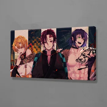 Wall Art Picture HD Printed Demon Slayer Poster Home Decor Tanjiro Zenitsu Inosuke Canvas Anime Painting Modular For Living Room 
Wall Art Picture HD Printed Demon Slayer Poster Home Decor Tanjiro Zenitsu Inosuke Canvas Anime Painting Modular For Living Room